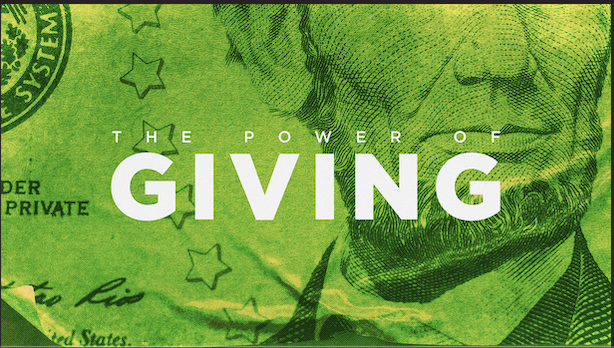 The Power of Giving Week 1 by Lance Steeves